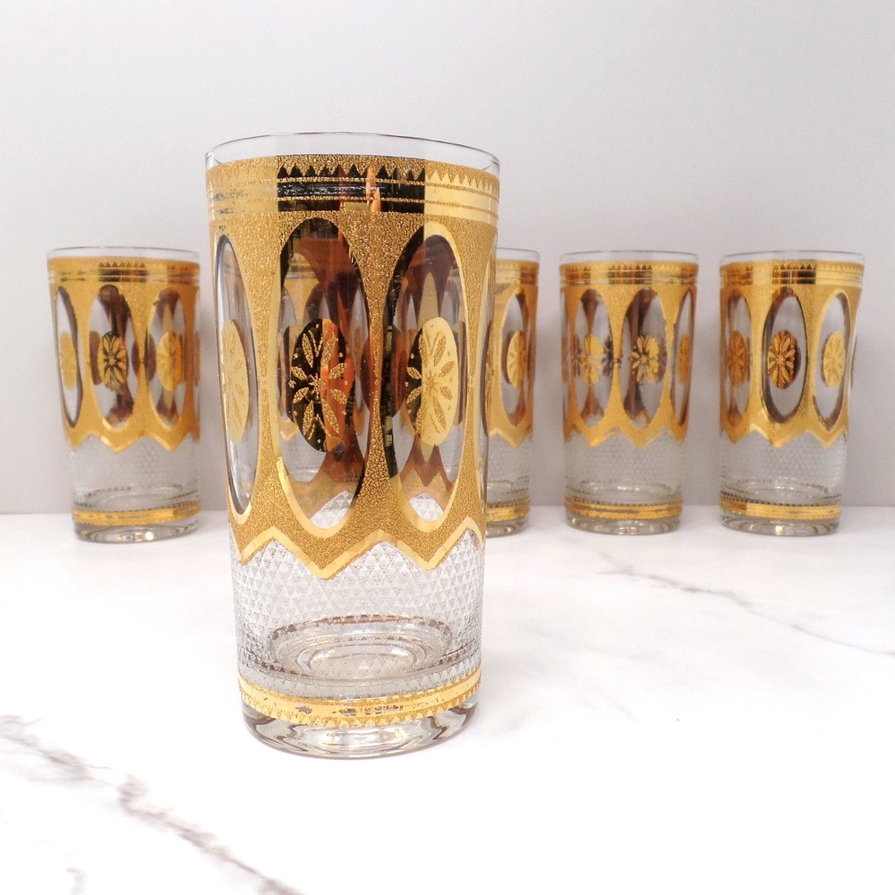 Vintage Culver Imperial Highball Glasses, Set of 6